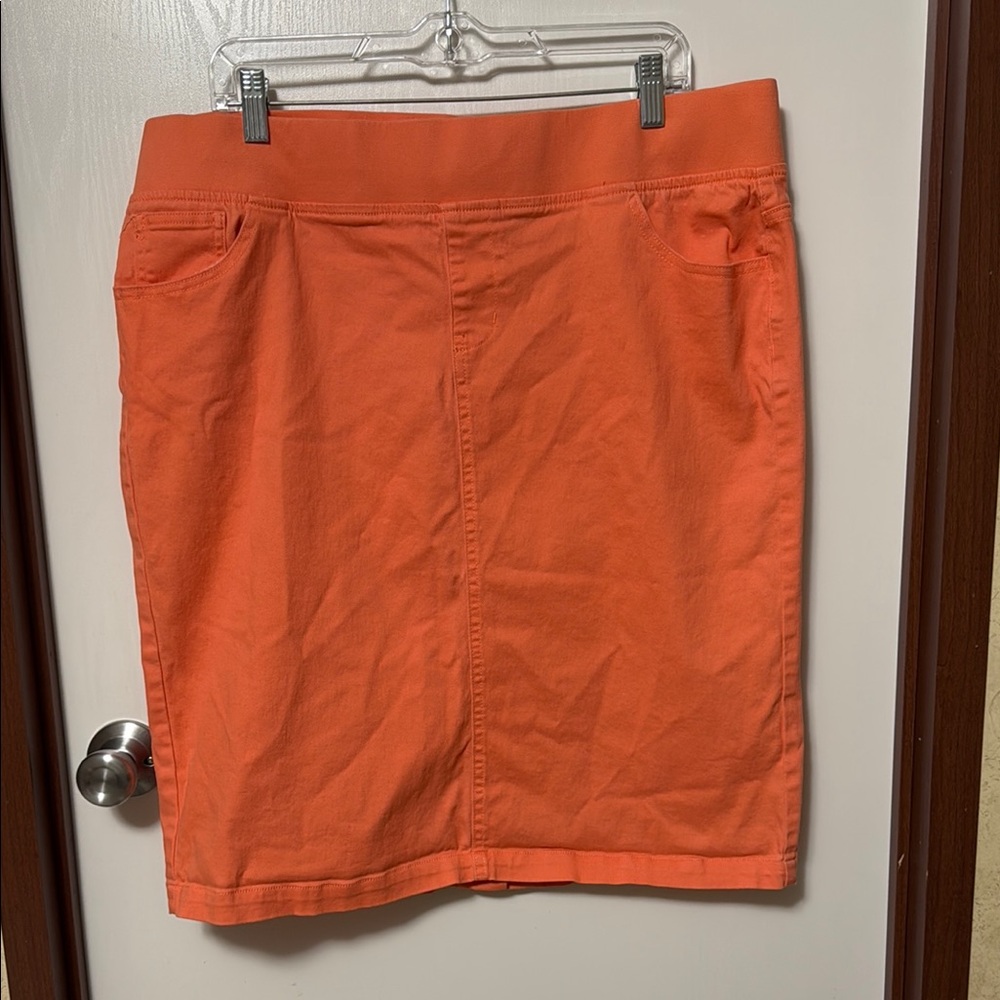 Be Girl Vibrant Coral Skirt Size 2X